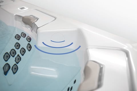 Jacuzzi garso sistema